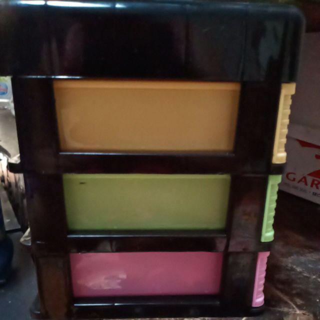 Cabinet Mini Deluxe Montelli 3 Laci Plus Rak - Hawaii 5051