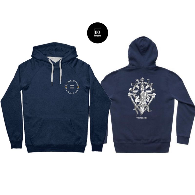 Hoodie Jumper pluralisme / Jaket peace / Hoodie Toleransi / Sweater Hoodie pria wanita pluralisme / 