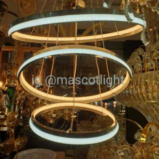 Lampu Dekor  Lampu Gantung Hias Model Ring LED Minimalis 