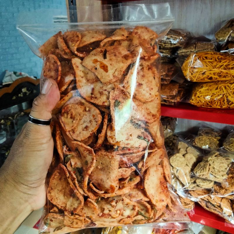 1kg basreng pedas daun jeruk baso goreng bumbu basah bandung-6