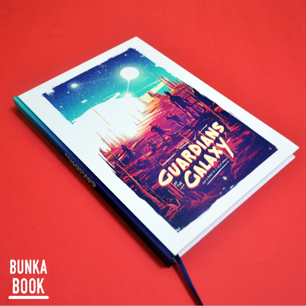 

Note Book Harcover Guardians of Galaxy Ukuran A5 Jurnal Agenda Planner Gift Couple