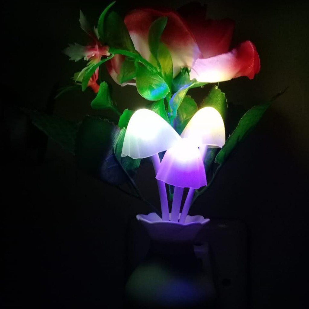 [✅COD] Lampu Tidur Hias Led Jamur Bunga Pentol Tumblr Besar Sensor Cahaya Perlengkapan Dekorasi Hiasan Dinding Kamar Tidur Ruang Tamu Rumah Aesthetic Unik