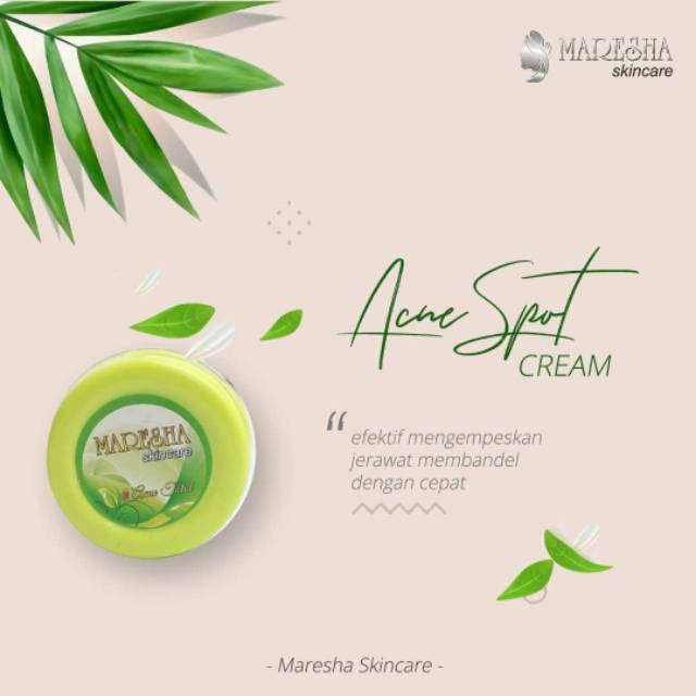 acne spot cream maresha
