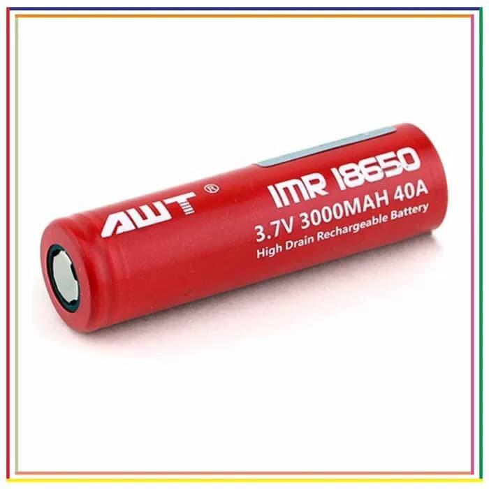 AWT IMR 18650 | 3000mah | High Drain Rechargeable Battery