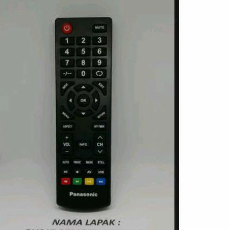 REMOTE REMOT TV PANASONIC USB LED LCD ORIGINAL ASLI