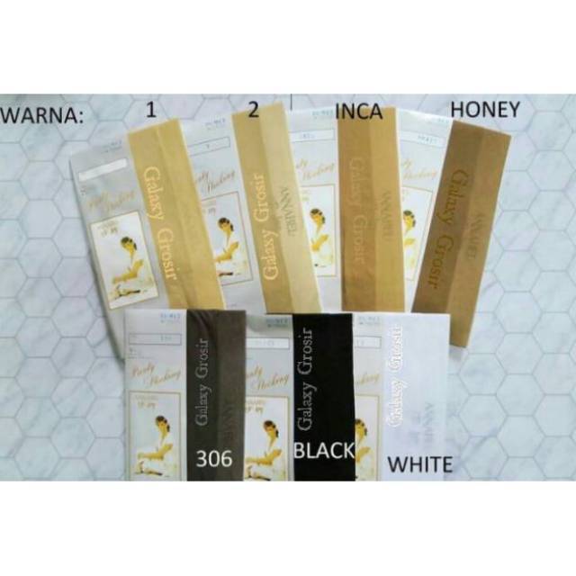 [12pcs]Stoking Celana Annable [Premium] hitam/coklat/abu 306/putih harga grosir termurah