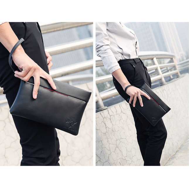 Tas Genggam Dompet Kulit Clutch Bag Size Small - HB-005