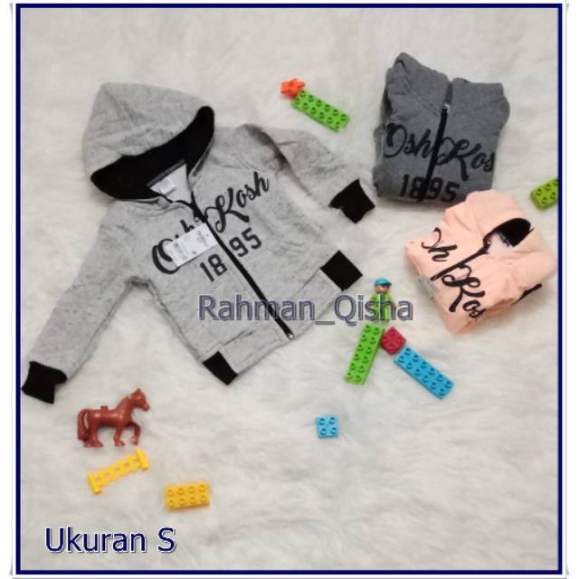 Jaket Hoodie Anak Oshkosh (S/M/L)