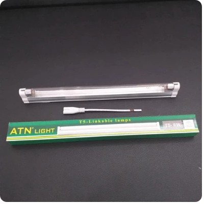 Lampu Kap T5 8w UV-C Anti Kuman Bakteri Virus / Lampu Steril UV ATN ORIGINAL