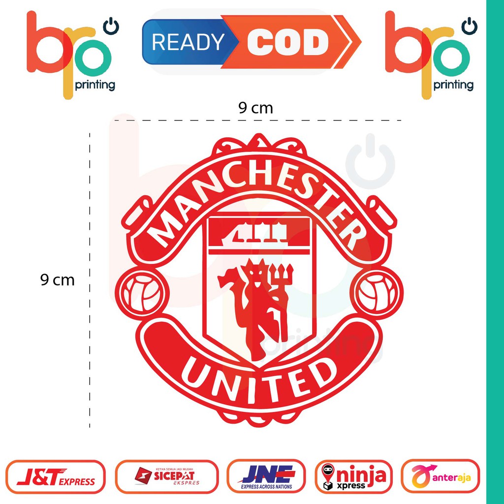 Jual STIKER MANCHESTER UNITED MU UNTUK AKSESORIS MOBIL MOTOR CUTTING ...