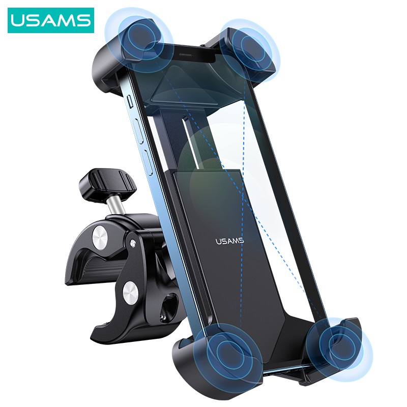 USAMS ZJ064 Cycling Shockproof Phone Holder Sepeda