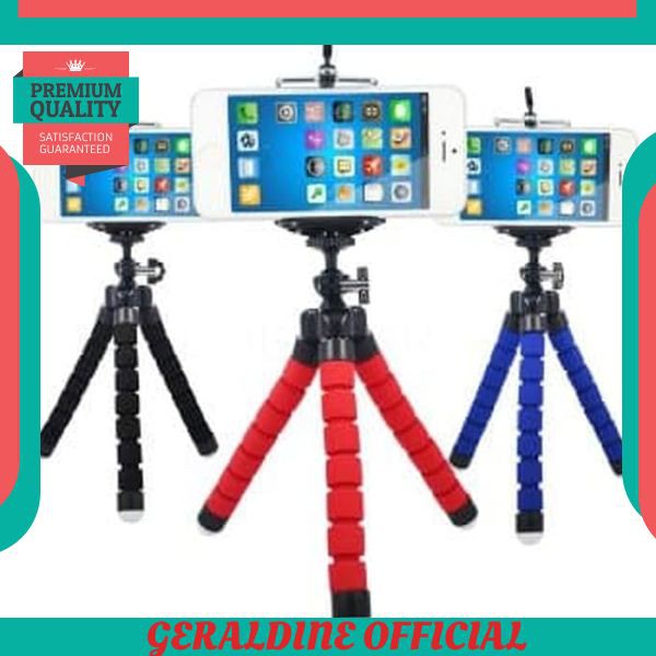 HARGA MIRING Mini Tripod Spider Holder U Kamera HP Android Samsung iPhone