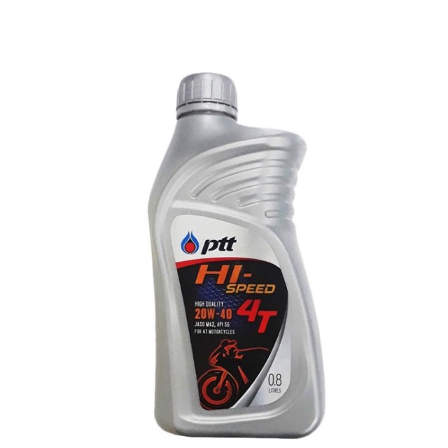 PTT Lubricant HI Speed 20W-40 Oli Pelumas Motor [800 mL]