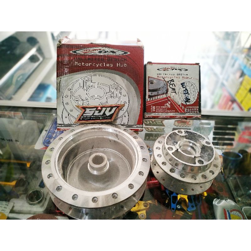 TROMOL SET CHROME DEPAN BELAKANG BEAT