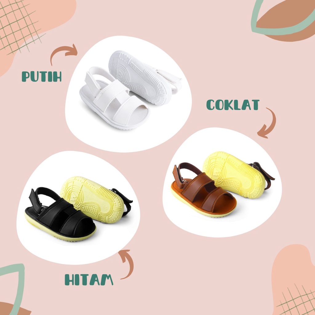 Sandal Anak Cowok Sintetis Bunyi Cit Tali Perekat Best Seller SL20