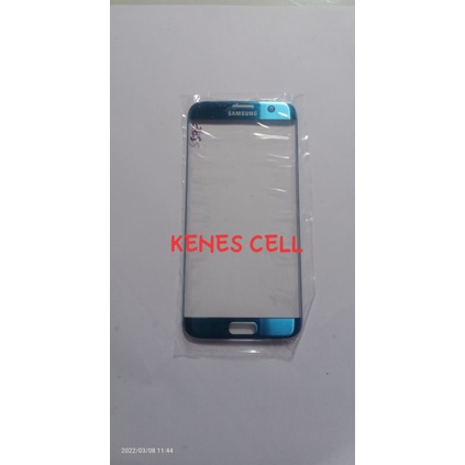kaca lcd kaca depan lcd touchscreen Samsung S7 edge G935 original biru