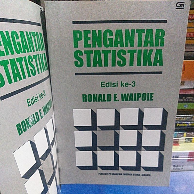 pengantar statistika edisi 3 ronald e walpole