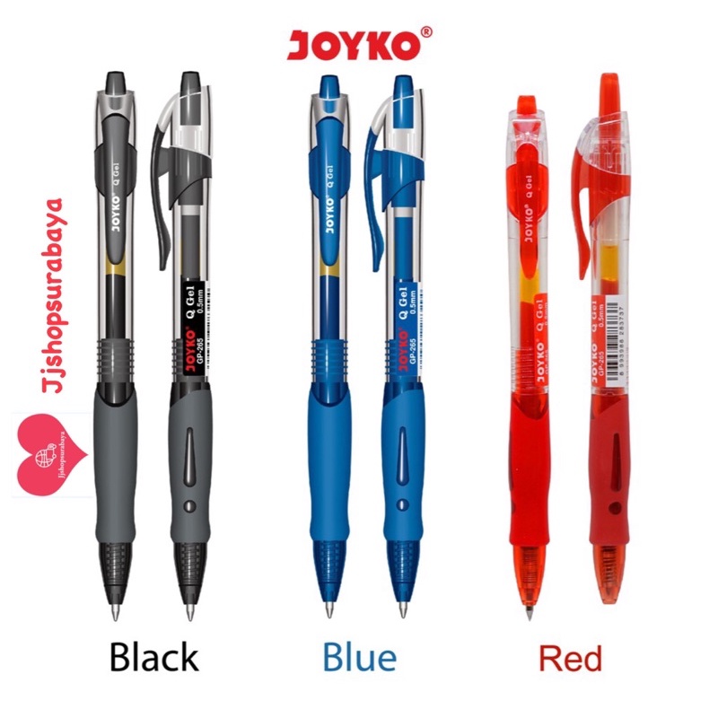 Pulpen bolpen gel pen bolpoin joyko GP-265 Q 0,5 mm