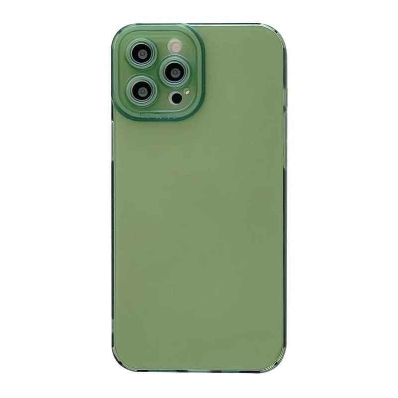 Soft Case Silikon TPU Desain Kamera Translucent Untuk IPhone 13 12 11 Pro X XR XS Max