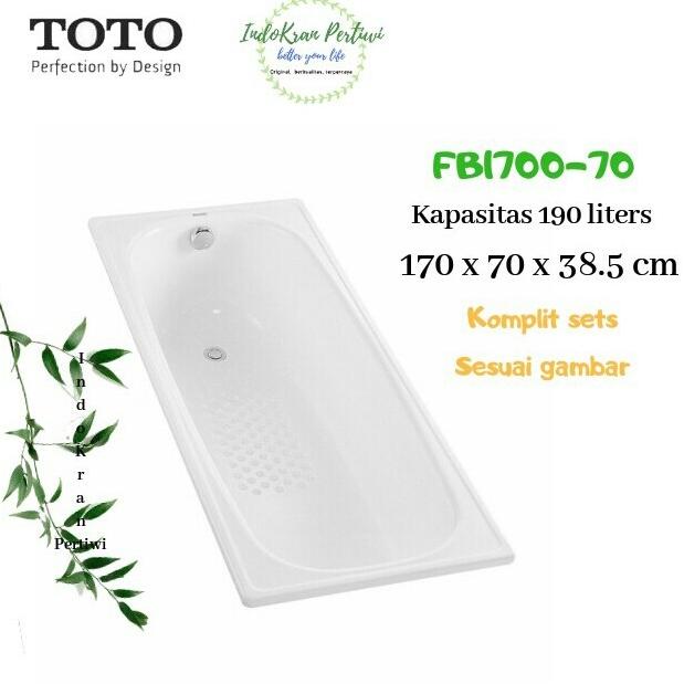 bathtub bak mandi TOTO FB1700-70