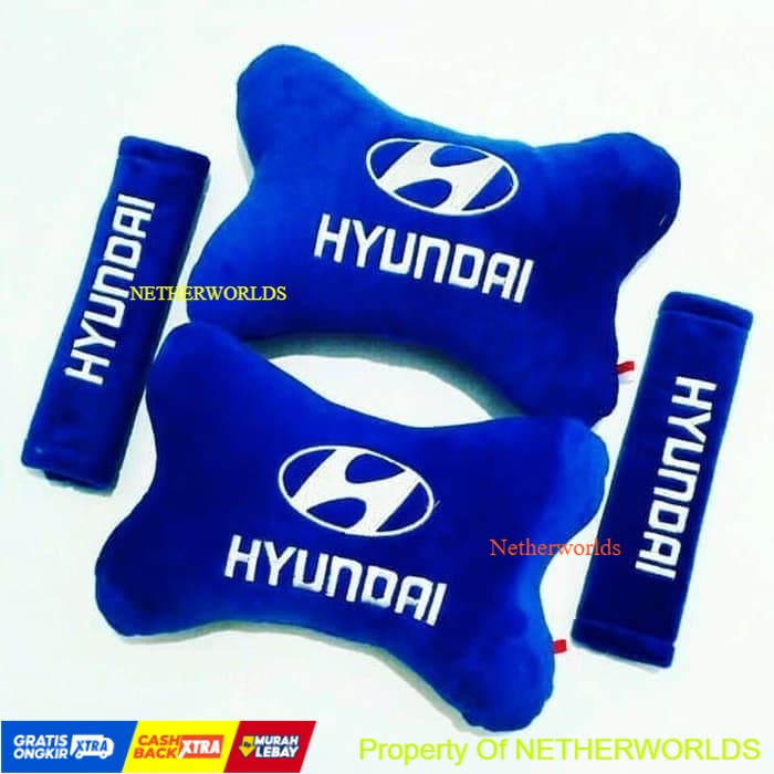 Bantal Mobil Hyundai HYUNDAI - Biru Terlaris