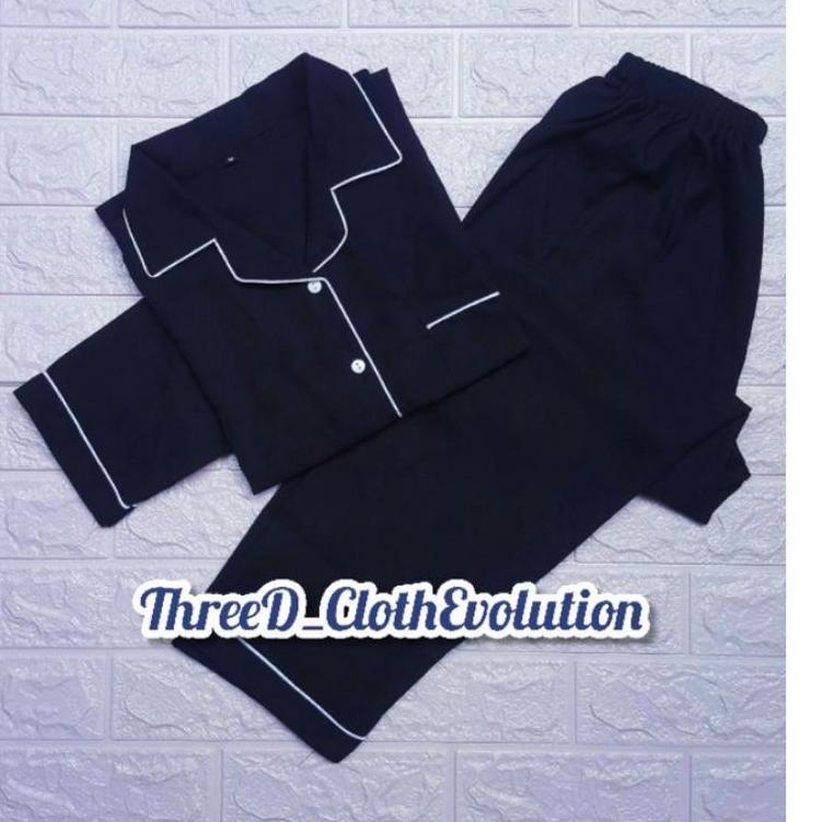 (READY) Piyama Polos Baju Tidur Pria/ Wanita Remaja/Dewasa Katun PP Harga Grosir