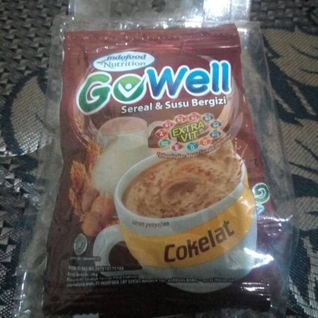 

Sereal dan Susu bergizi Gowell rasa cokelat/vanilla