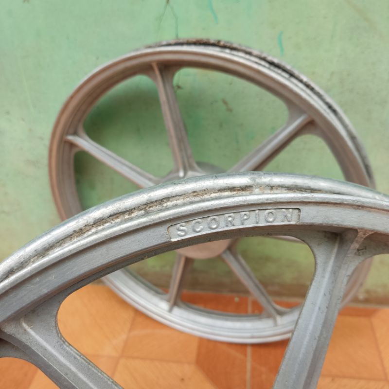velg Scorpion ring 17 bukan mitsuyo atau jrd pnp honda astrea series