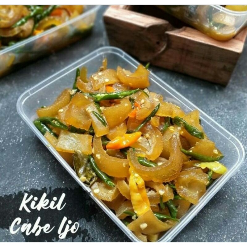 

TUMIS KIKIL CABE IJO UNTUK PORSI 5 ORANG // KIKIL CABAI HIJAU.