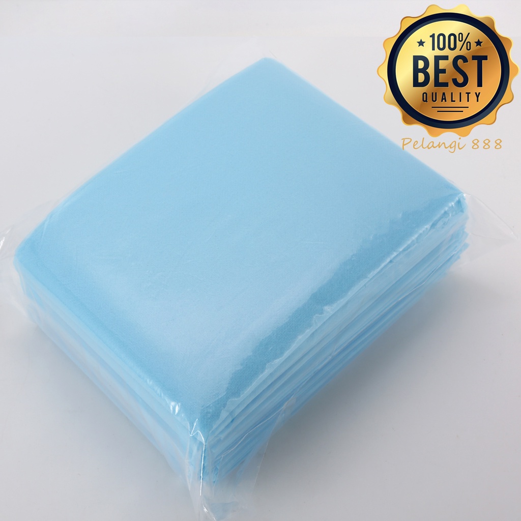 Disposable Bed Sheet Alas Sprei Hotel Rumah Sakit Salon Klinik White Blue Pink