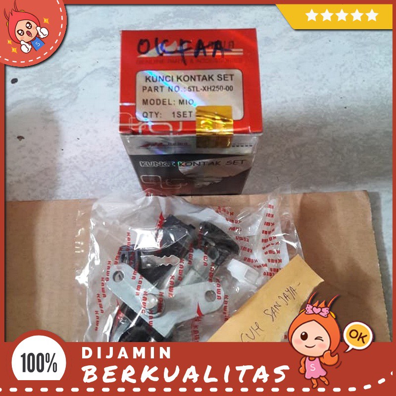 Kunci Kontak Set Jok Yamaha Mio Sporty Smile Original Kawa Sparepart Motor Murah