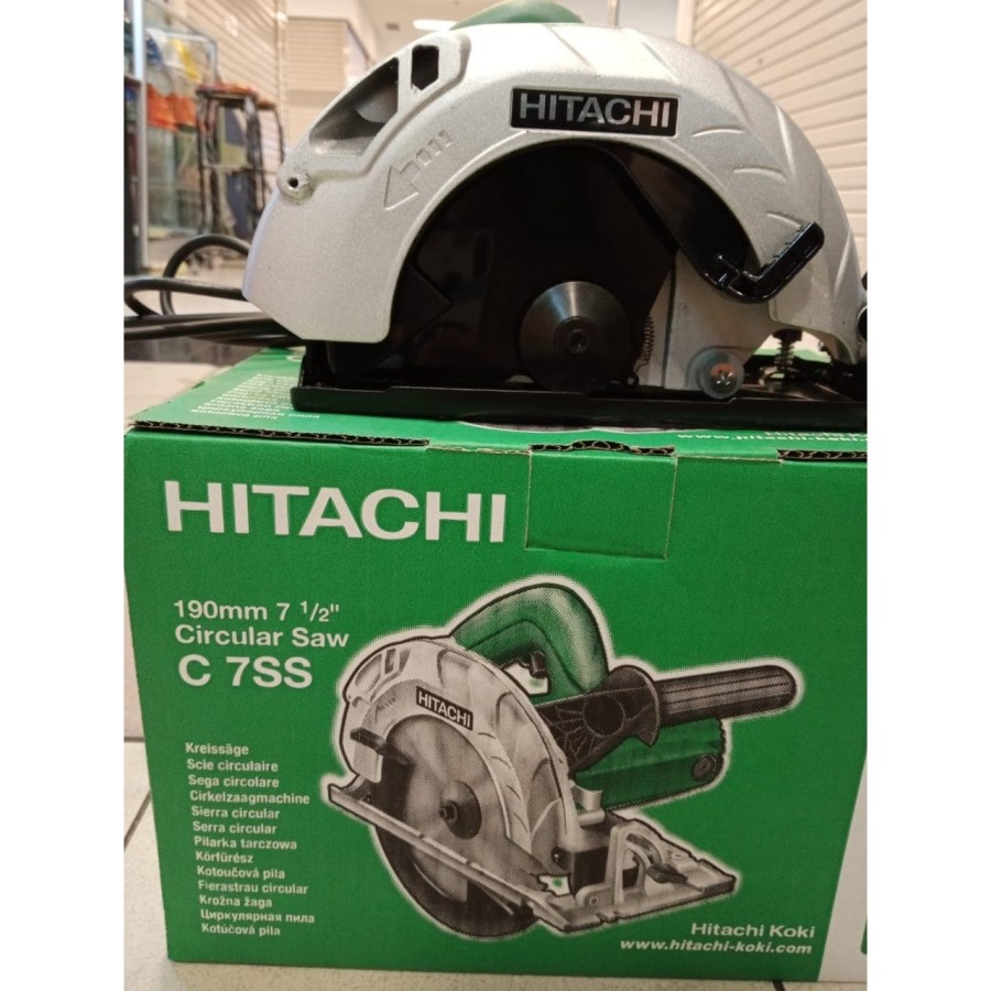 Jual Mesin Gergaji Circular Saw 7Inch Hitachi C7SS Shopee Indonesia