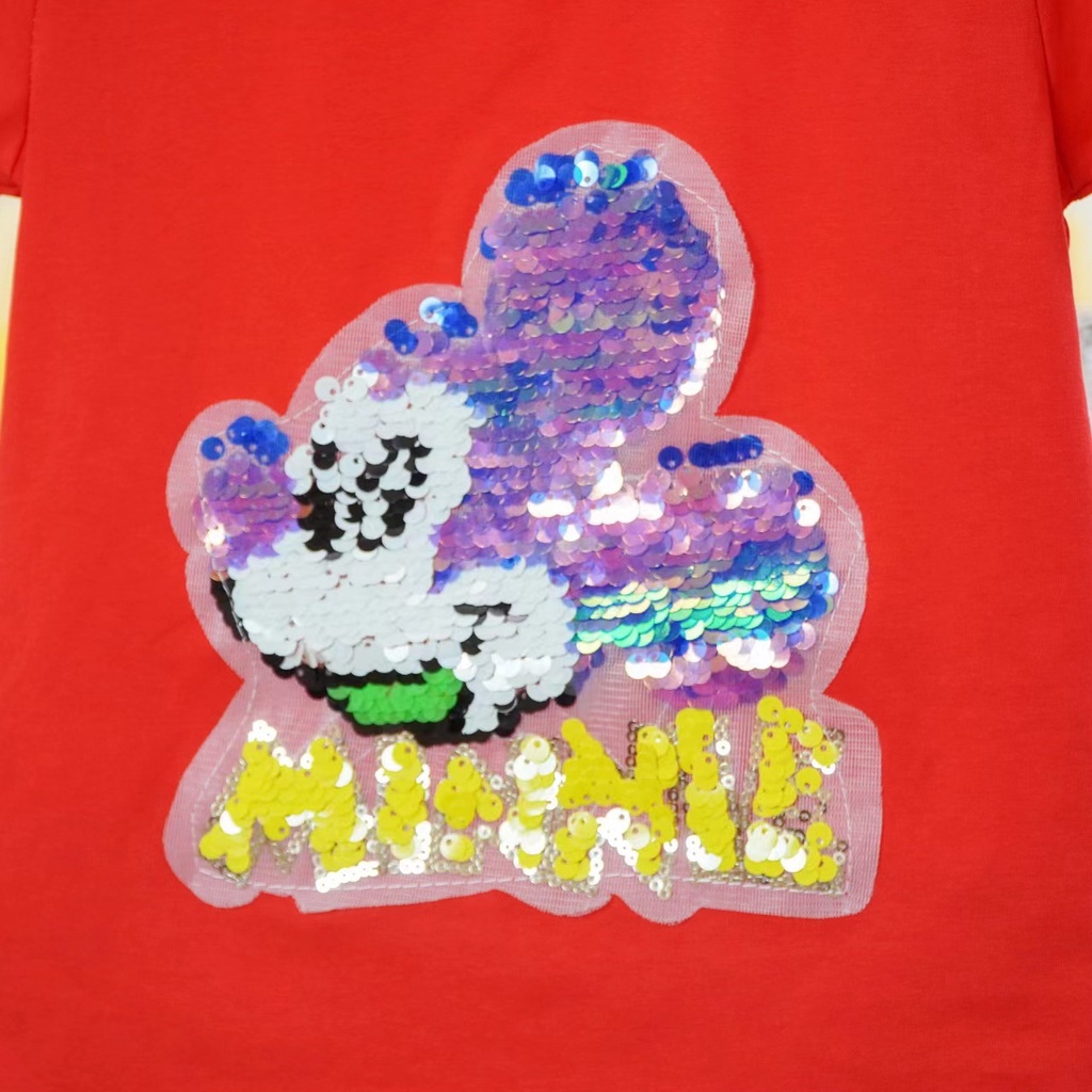 KF CAT Baju Anak Perempuan Setelan Motif Mickey Mouse + Rok Lucu Bahan Cotton Import Fashion Trendy-4