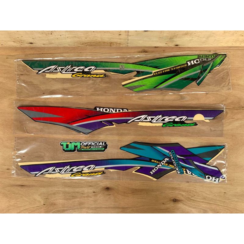 striping honda astrea grand sabit Sticker astrea grand list body grand tahun 94 - 97