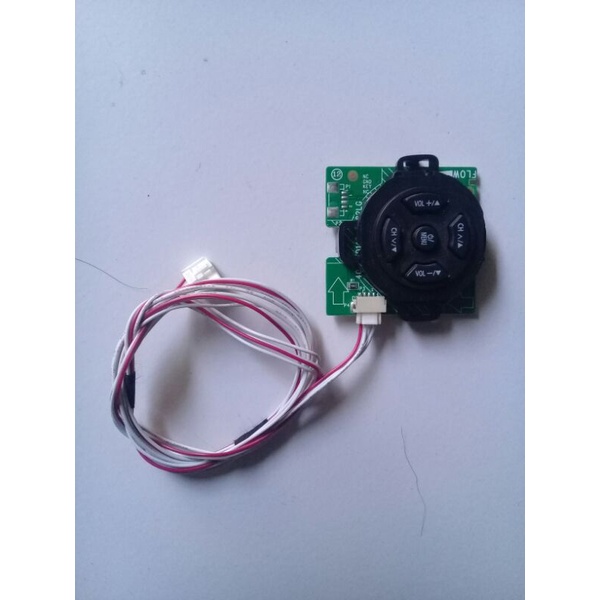 Tombol manual - tombol navigasi - tombol panel tv led panasonic TH -43EX400G ORIGINAL