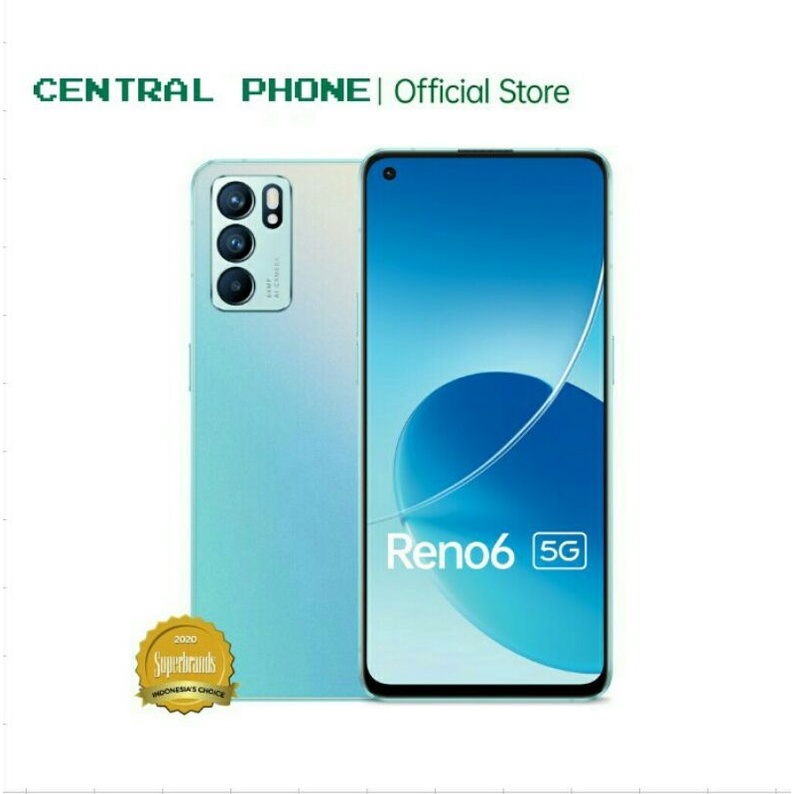 OPPO RENO6 5G  8/128GB GARANSI RESMI [FREE GIFT : OPPO BAND 1 Jutaan]