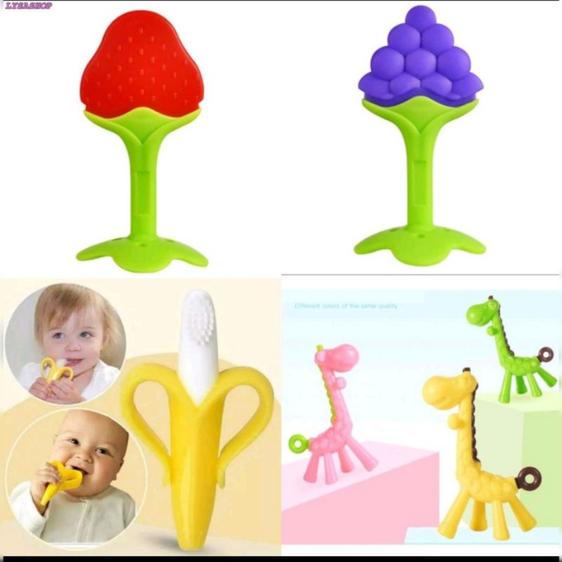 BABY TOOTH TEETHER / GIGITAN BAYI MODEL BUAH