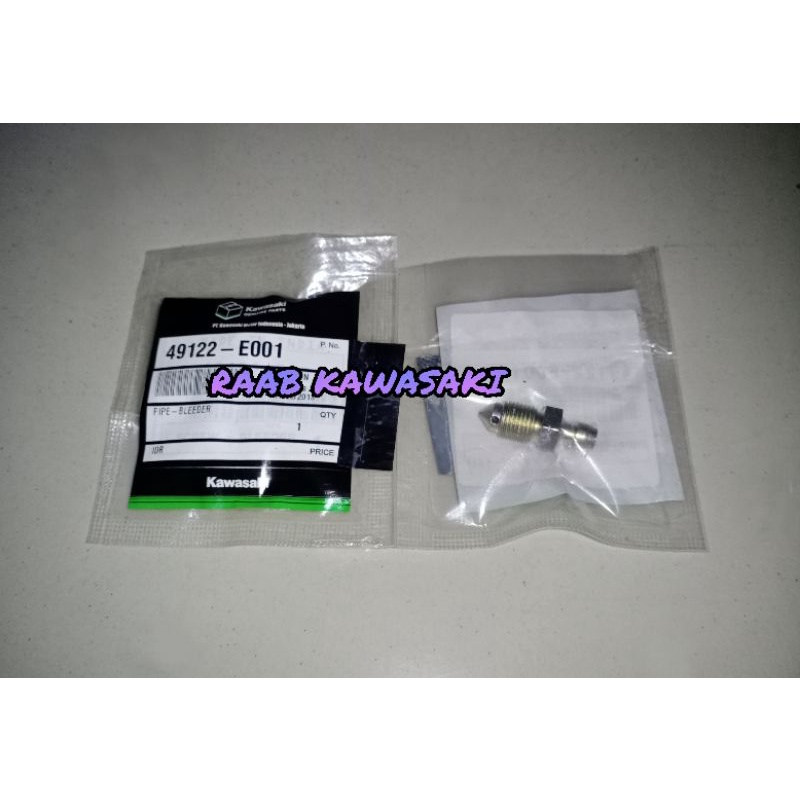baut nepel pembuangan angin kaliper belakang Pulsar ns200 original kawasaki