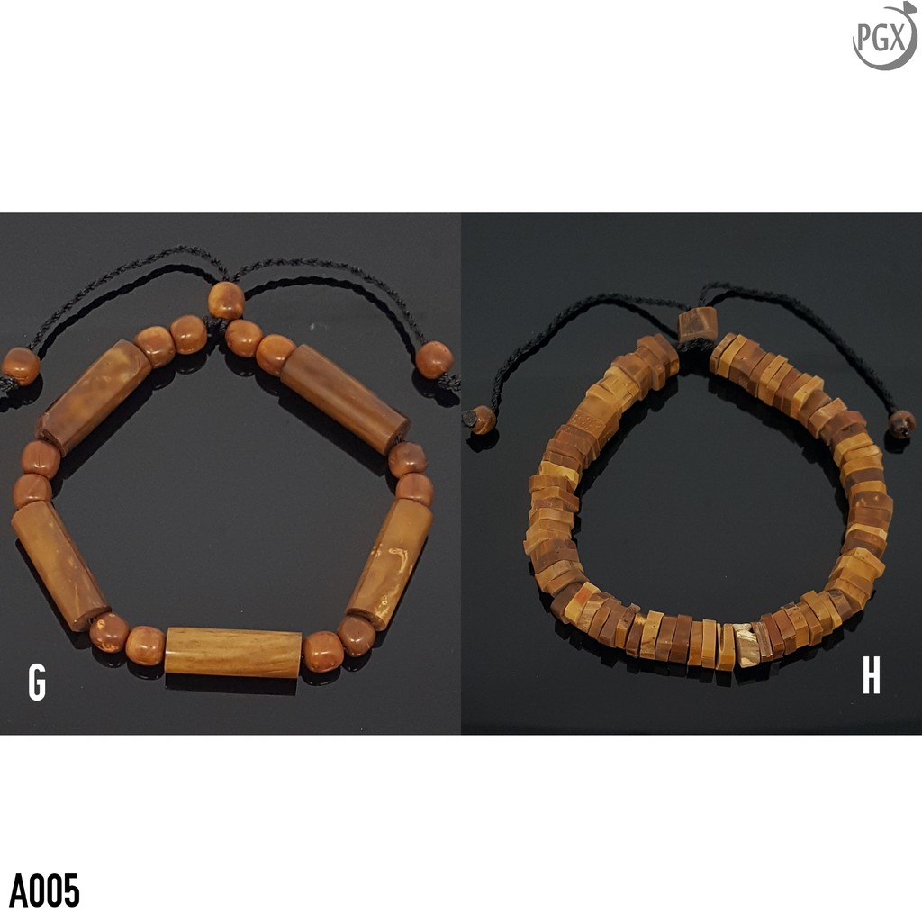 PGX Gelang Koka Kokka Kayu Tasbih Kaokah Kesehatan Asli - A005