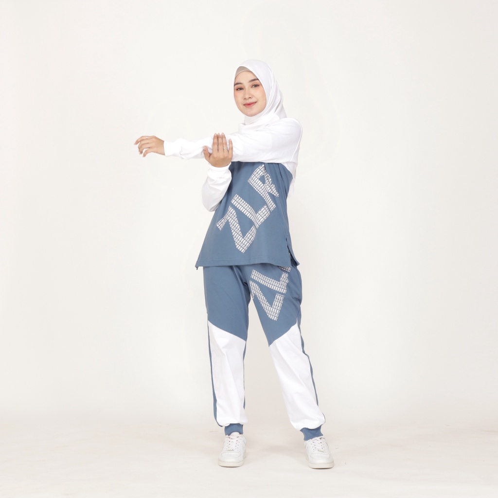 Inaya Set - Setelan Baju Olahraga / Training Wanita - One Set Muslimah