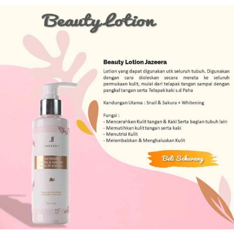 Body Lotion by Jazeera