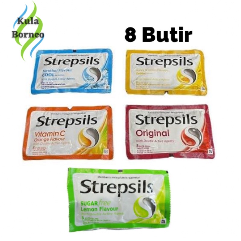 

Permen Strepsils isi 8 Butir