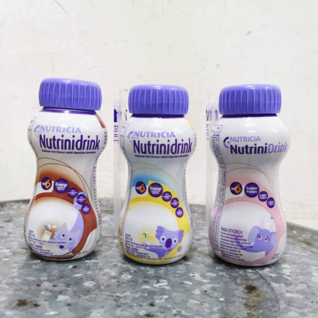 PIYU | 우유 | SUSU NUTRINIDRINK 200 ML STRAWBERRY / COKLAT / VANILA