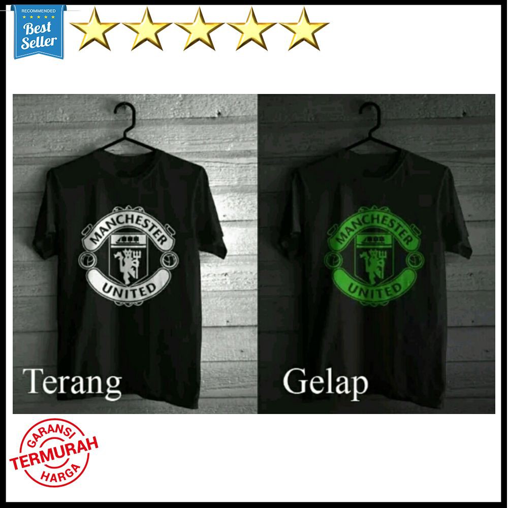 TERBARU KAOS NYALA DALAM GELAP GLOW IN THE DARK KAOS BAJU TSHIRT PRIA