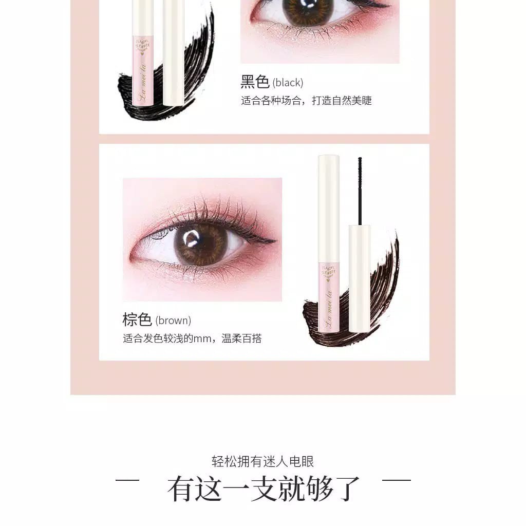 Lameila 3D Lash Long Wearing Formula Mascara Waterproof Eyelash (Black &amp; Brown) HK 779