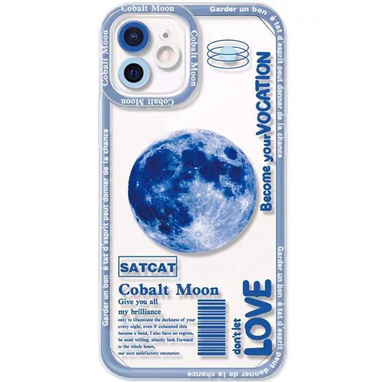 Case Tekstur Bulan Untuk Iphone 13 Pro Max / 12 / 11 / XS / XR / X / 8 / 7 / 6 / 6s / Plus Se202020