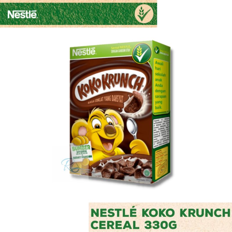 

Nestlé KOKO KRUNCH Cereal 330g Sereal Gandum Rasa Coklat