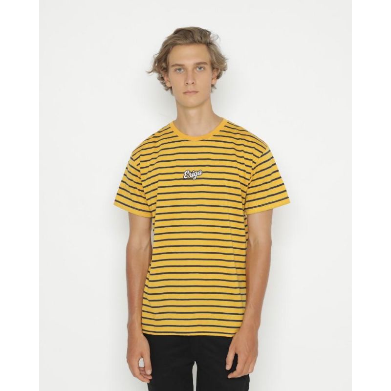 Erigo T-shirt Stripe Aseo Mustard