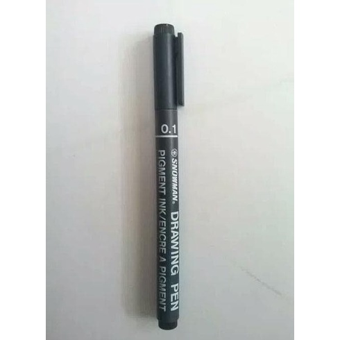 

Pendrawing- ( Drawing Pen Snowman 0.2 ) Hitam Ujung Lancip Tipe ( 0.2 ) Ft700 - -Drawing-Pen.
