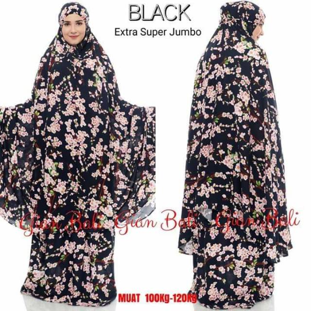 mMUKENA BALI MOTIF SAKURA SUPER JUMBO